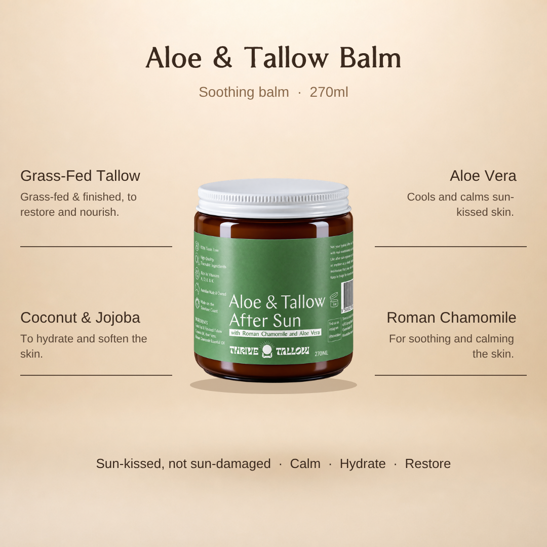Aloe & Tallow Balm key ingredients