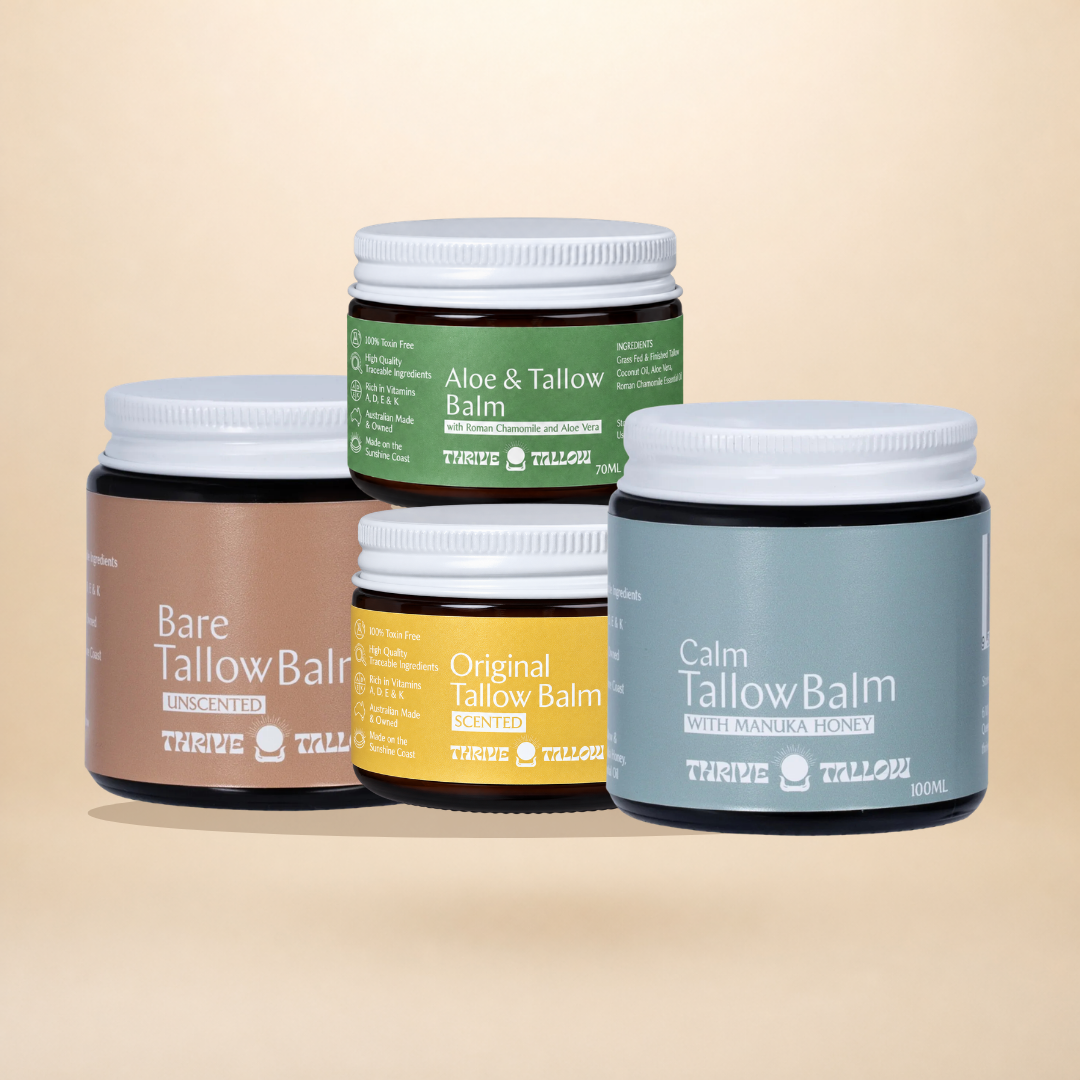 The Balm Collection - Bare, Calm, Original and Aloe & Tallow balms
