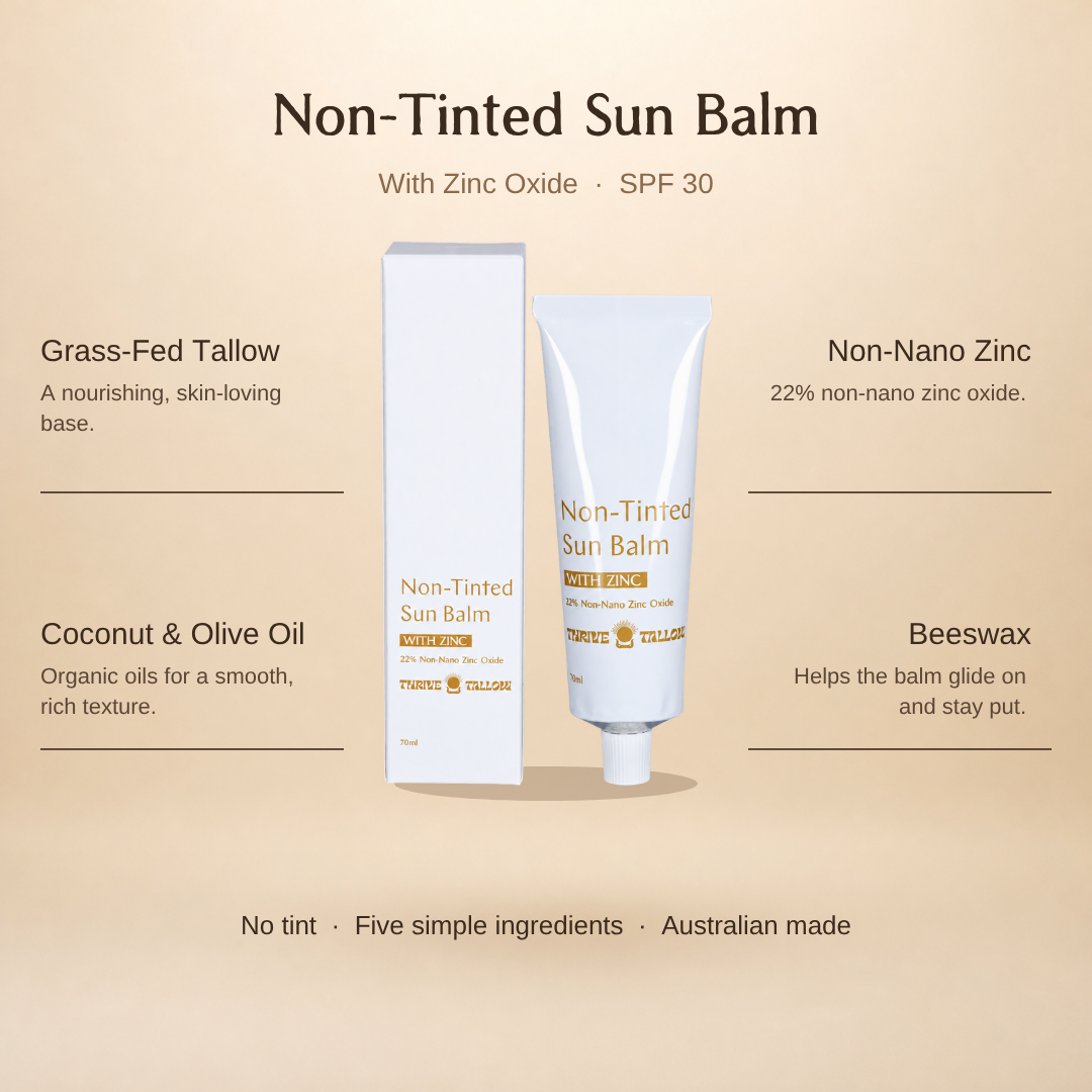 Non-Tinted Sun Balm key ingredients