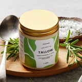 Garlic & Herb Beef Tallow - 100% Grass Fed Suet