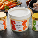 Garlic & Herb Beef Tallow - 100% Grass Fed Suet